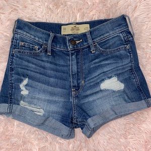 Hollister “Short-Short High Rise” Shorts